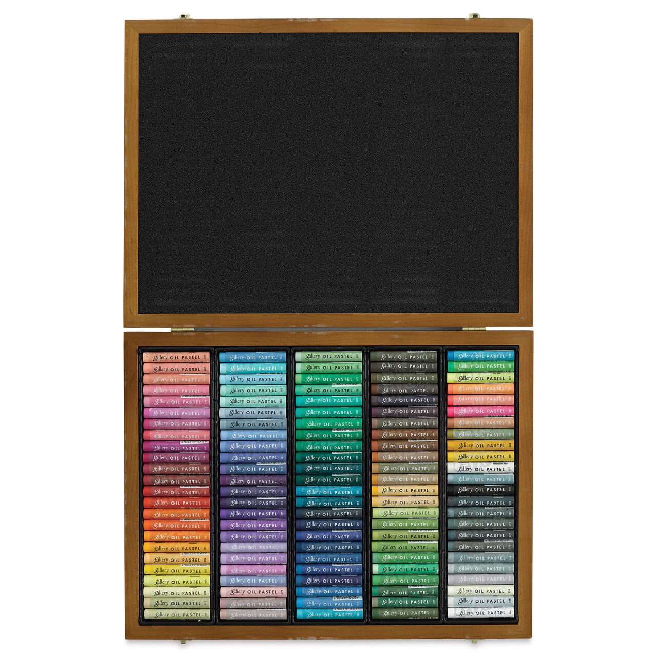 Mungyo Gallery Artists' Soft Oil Pastels - Set of 120, Wooden Box